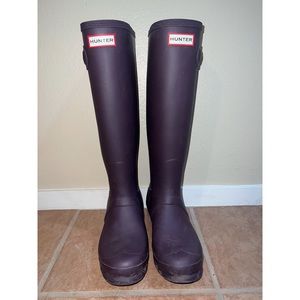 Tall Rain Boots Womens - Hunter
